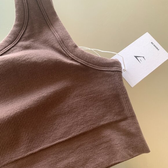 BNWT GYMSHARK COTTON SEAMLESS BRA SKIMS STYLE SZ SMALL - Picture 2 of 5